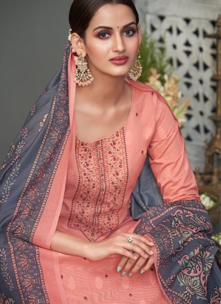 Embroidered Designer Straight Salwar Suit