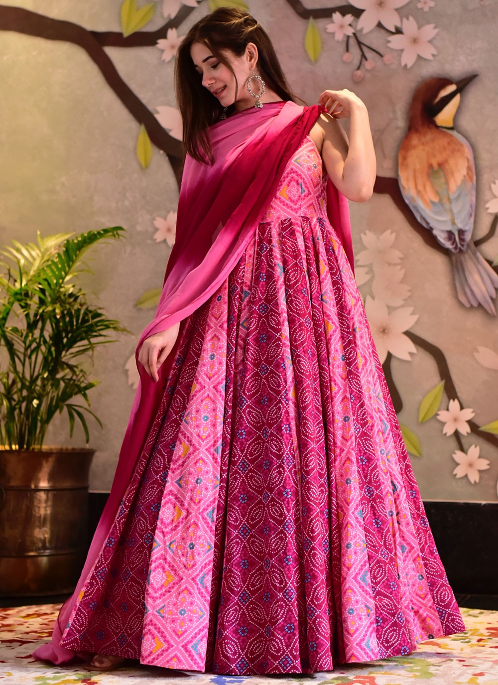 Cotton Silk Festival Designer Gown