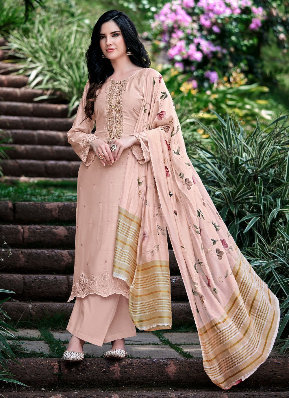 Cotton silk clearance salwar kameez designs