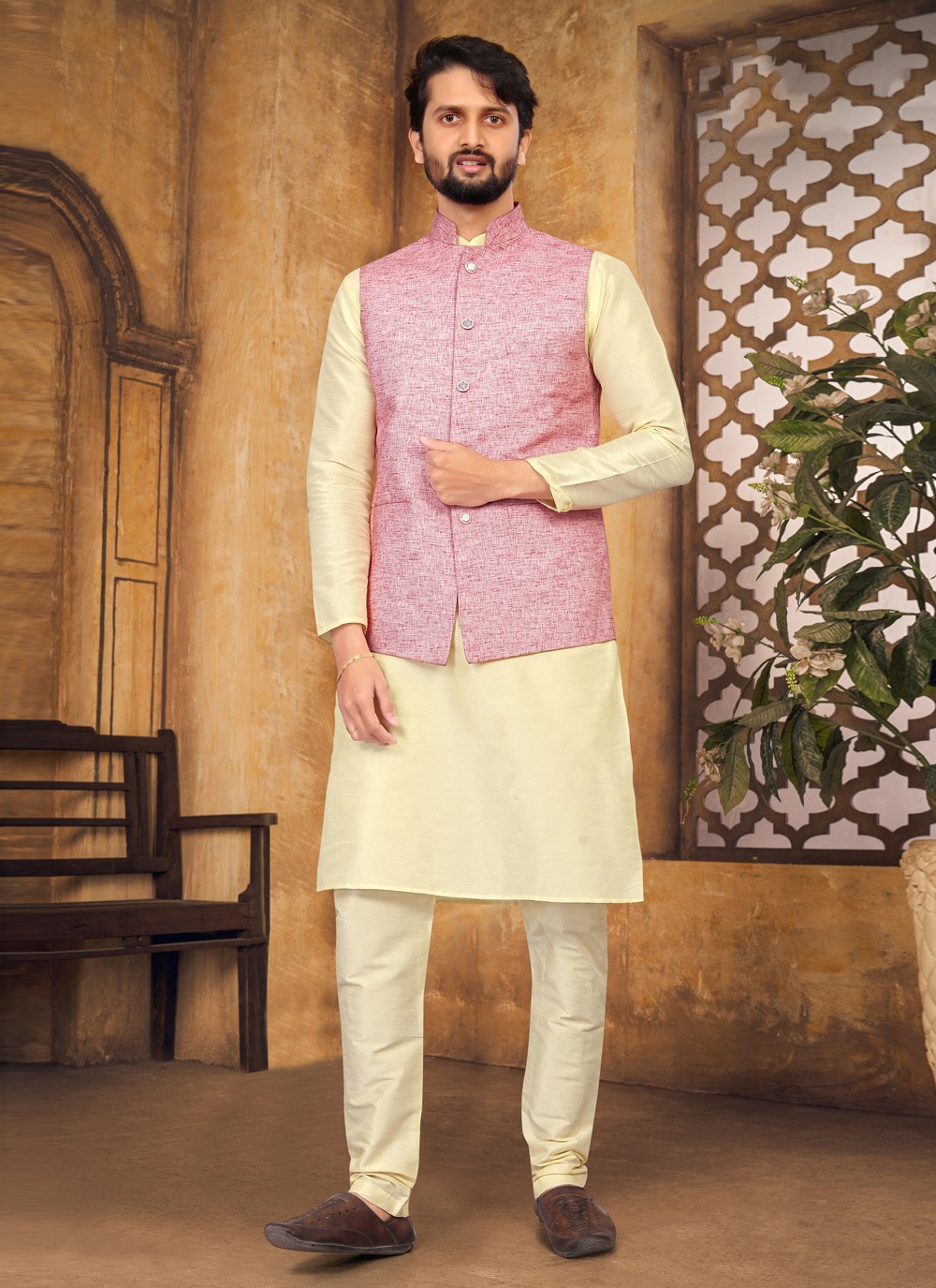 Buy Istor Cotton Formal Kurta for Men - MEHNDI IST-86 - Online in Pakistan