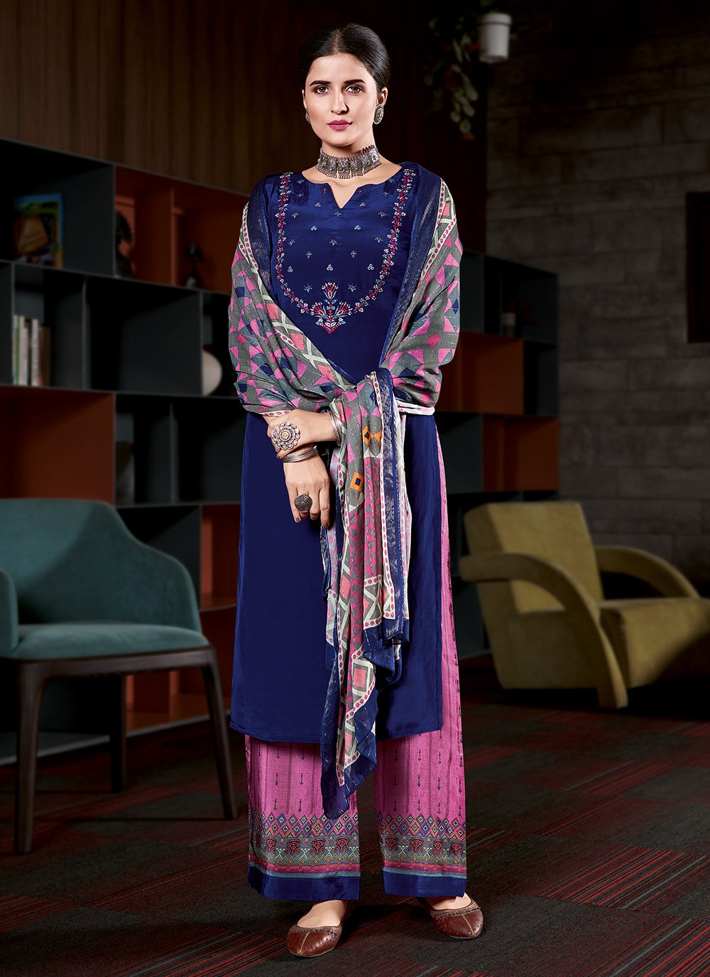 Designer Pakistani Salwar Suit For Festival