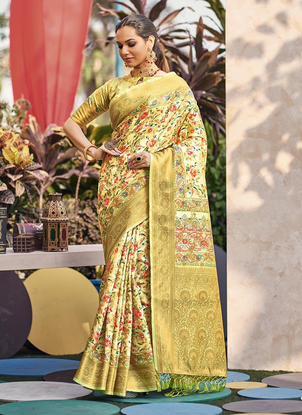 Buy Online Digital Print Classic Designer Saree : 227843 -