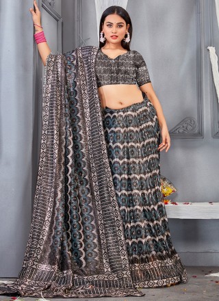 Digital Print Saree