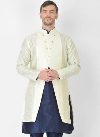 Dupion Silk Jacket Style in Cream