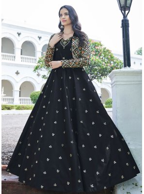 Embroidered Cotton Trendy Gown