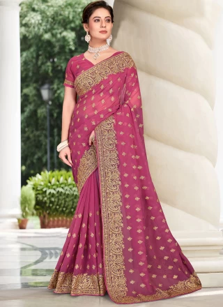 Embroidered Designer Saree