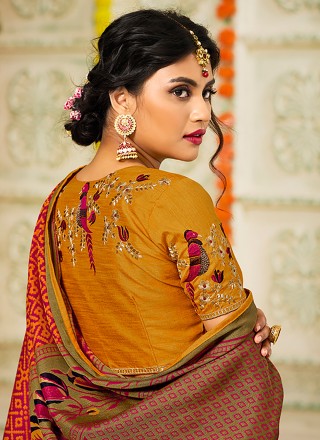 Embroidered Designer Traditional Saree
