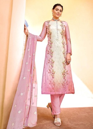 Embroidered Festival Pant Style Suit