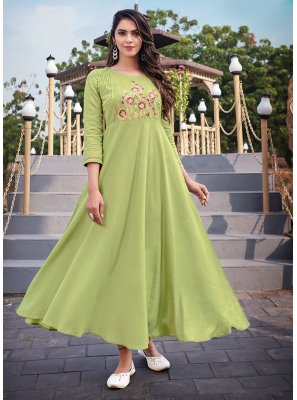Embroidered Festival Party Wear Kurti