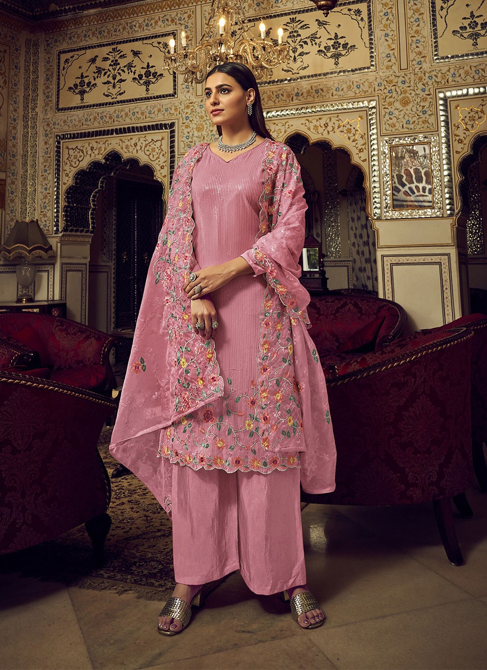 pink salwar suit online