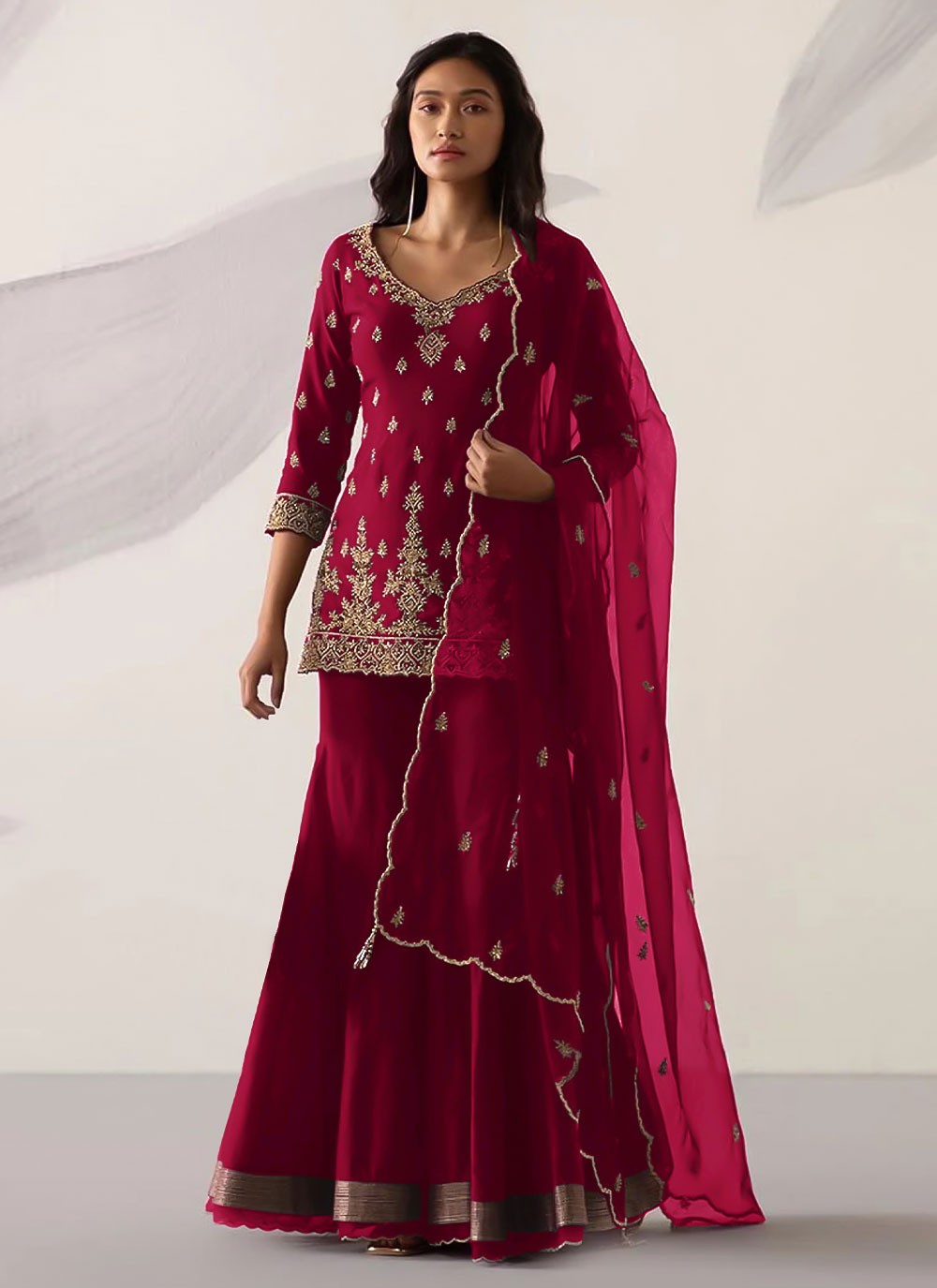 Embroidered Trendy Salwar Suit