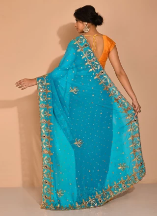 Embroidered Trendy Saree