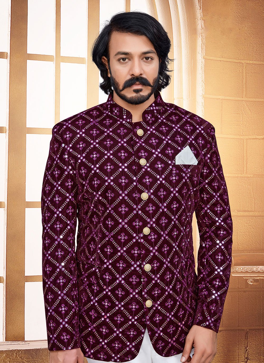 Rohit Bal : Bandhgala or Designer Jodhpuri Suit for Men - Rohit Bal