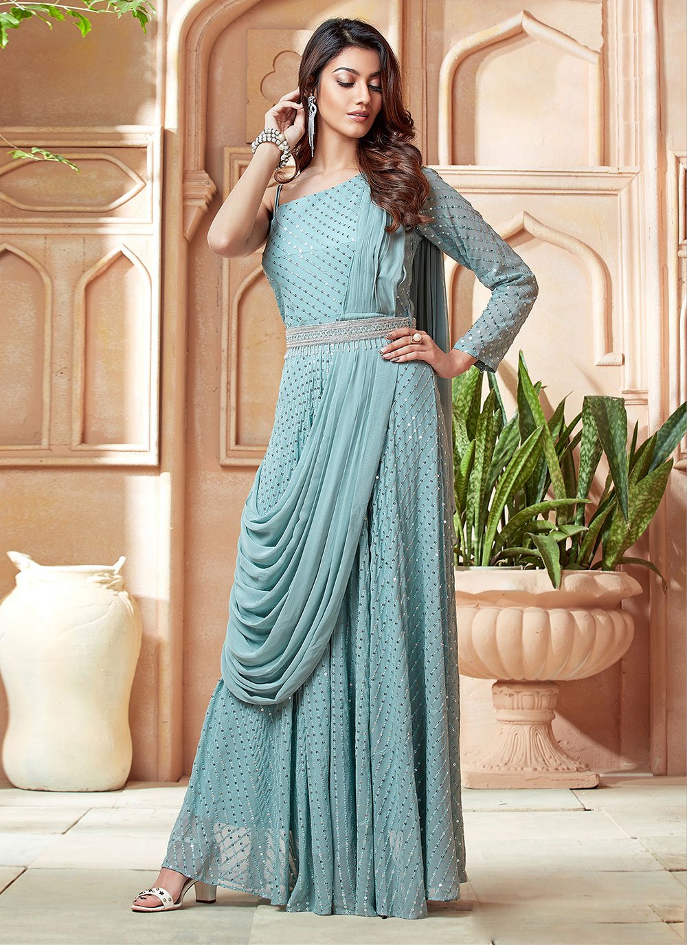 Buy Online Fancy Blue Designer Suit 212895