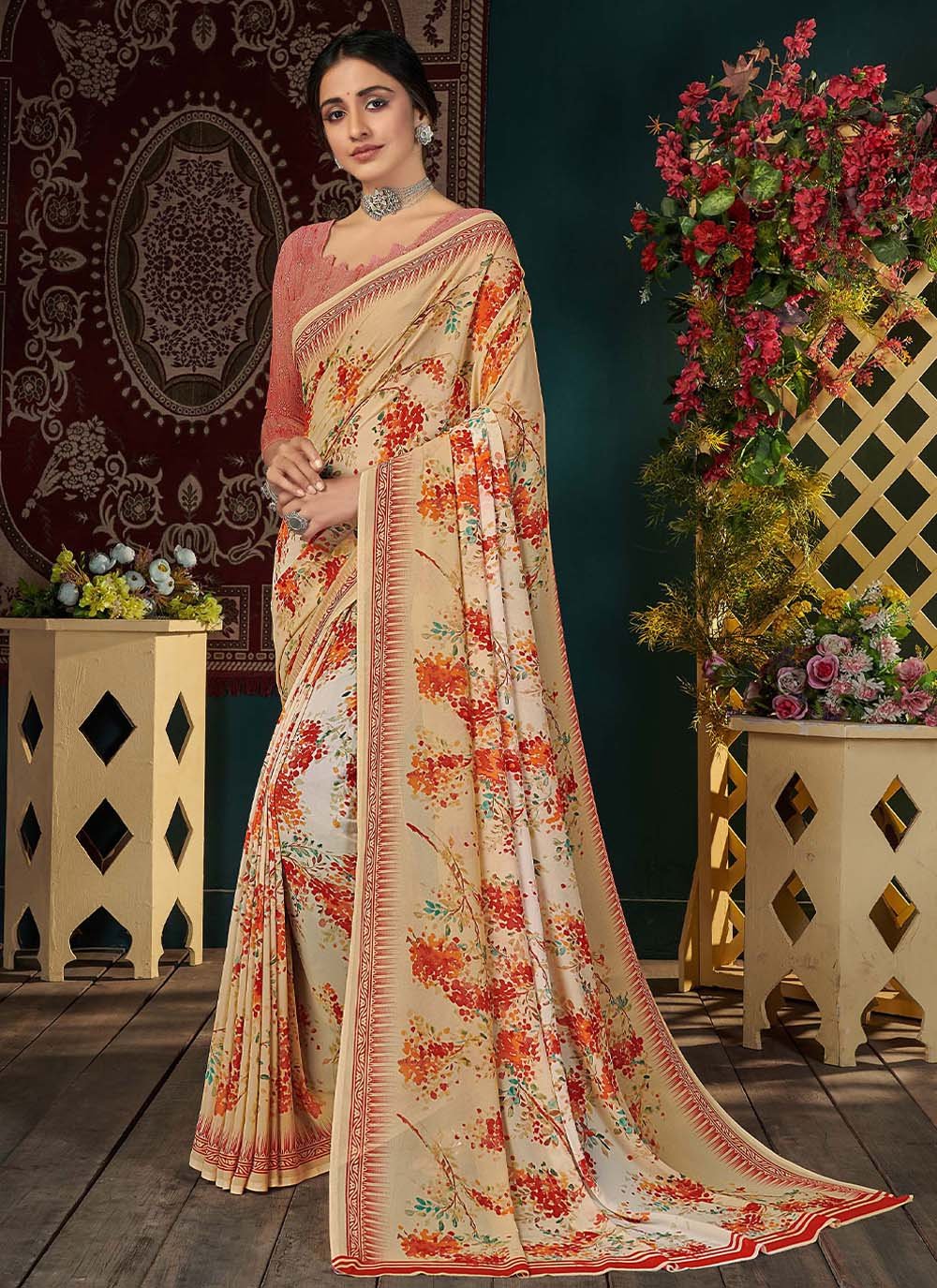 Fabric for saree online best sale