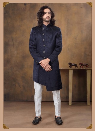 Fancy Imported Indo Western in Navy Blue