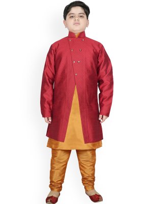 Fancy Work Dupion Silk Jacket Style