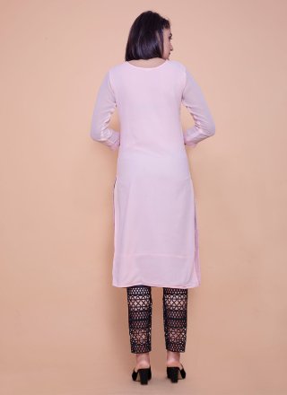Georgette Embroidered Party Wear Kurti