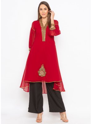 Georgette Fancy Party Wear Kurti