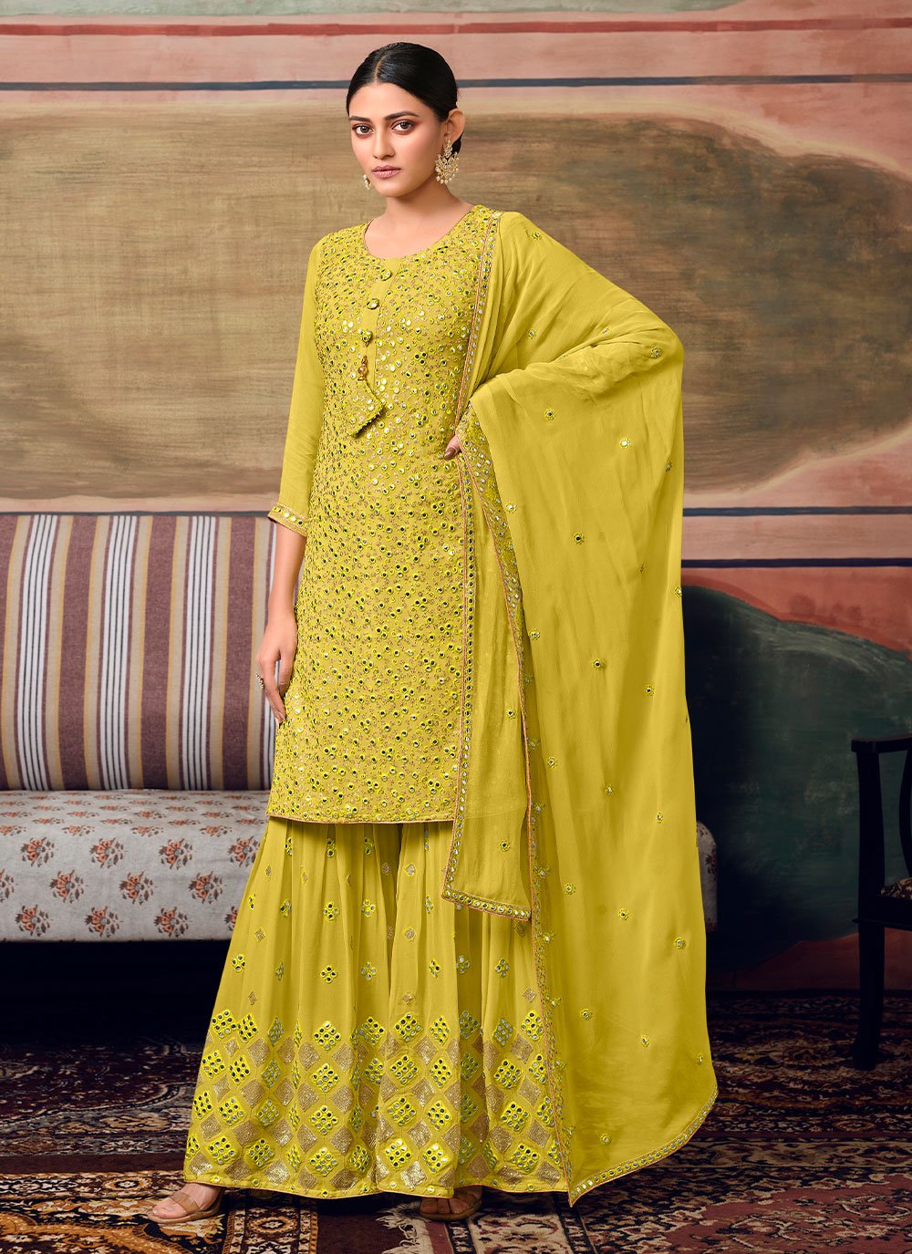 Georgette Festival Designer Pakistani Salwar Suit