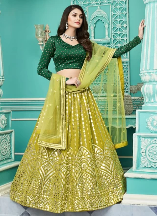 morpich Wedding Wear Designer Ruffle Lehenga Choli, 2meter at Rs 5998 in  Surat
