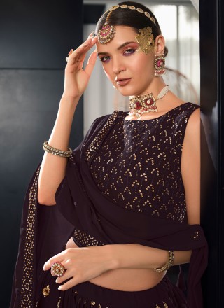Georgette Wedding Trendy Lehenga Choli