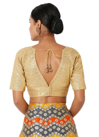 Gold Embroidered Blouse