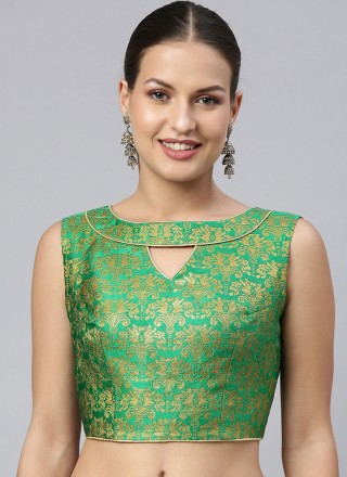Buy Jacquard Navy Blue Blouse Online - New Arrivals Buy Jacquard Navy Blue Blouse Online - New Arrivals