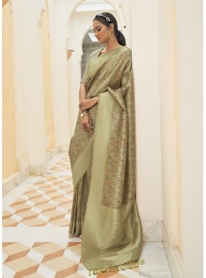Green Silk Trendy Saree
