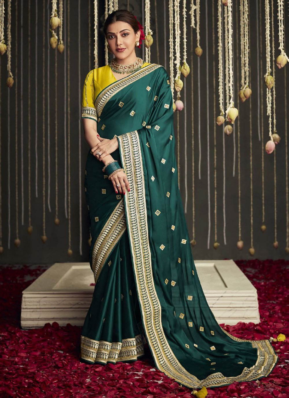 Green Silk Weaving Traditional Saree