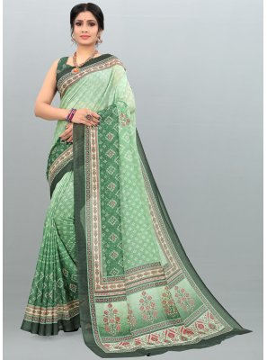 Green Traditional Saree