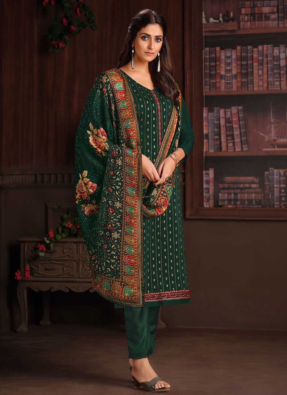 Green Wedding Trendy Salwar Suit
