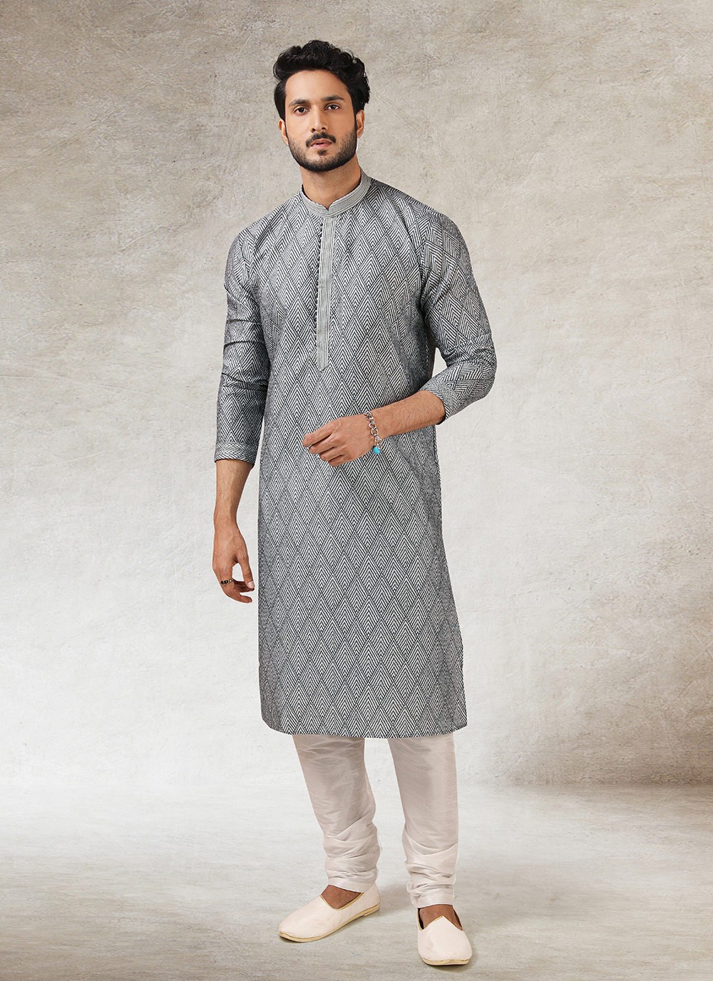 Light grey kurta discount pajama