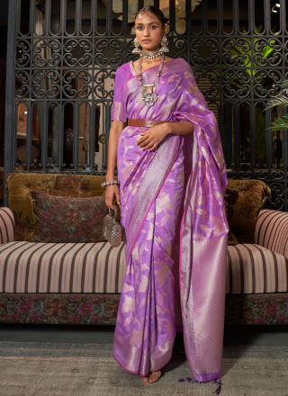Handloom silk Designer Saree