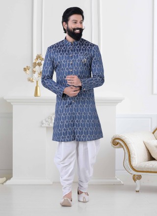 Imported Fancy Indo Western in Blue