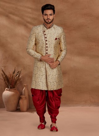 Dhoti on sale style sherwani