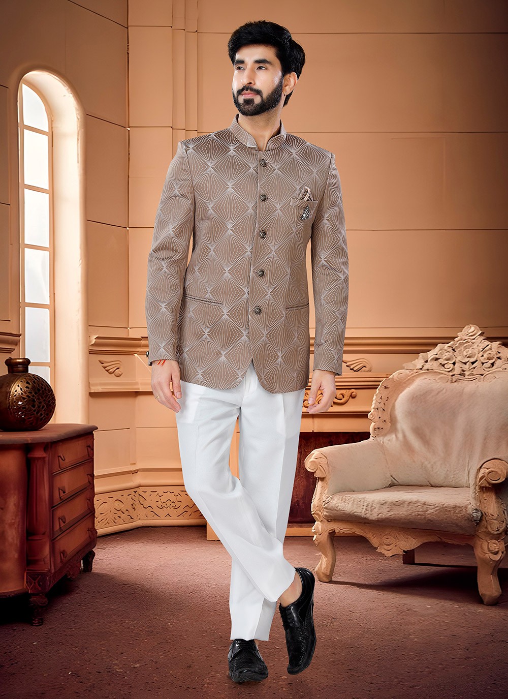 Indo western sale jodhpuri dress