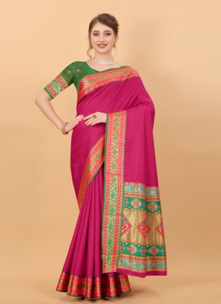 Kanjivaram Silk Ceremonial Designer Saree