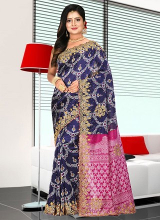 Kanjivaram Silk Contemporary Style Saree
