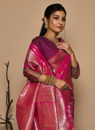 Kanjivaram Silk Rani Classic Saree