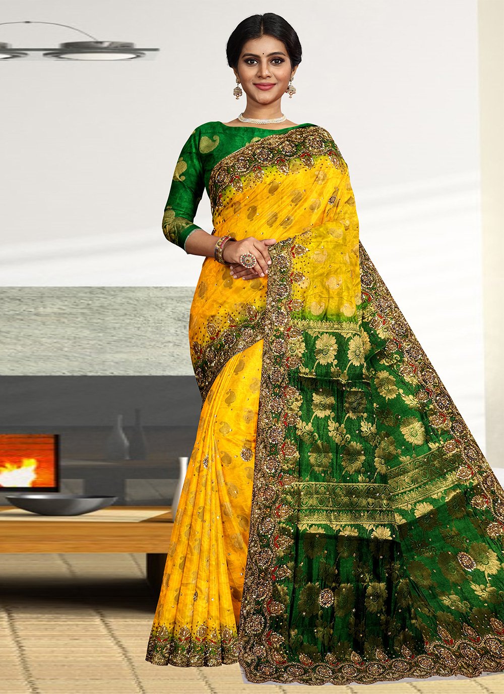 Kanjivaram Silk Traditional Designer Saree