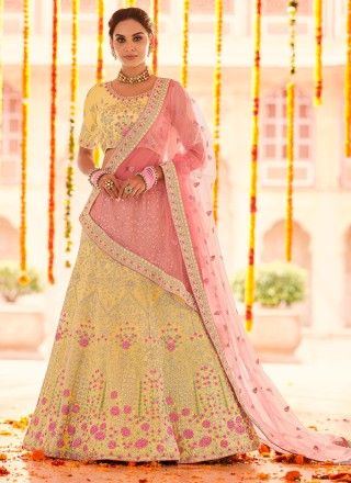 Buy Wedding Lehenga - Engaging Green Bridesmaid Georgette Lehenga – Empress  Clothing