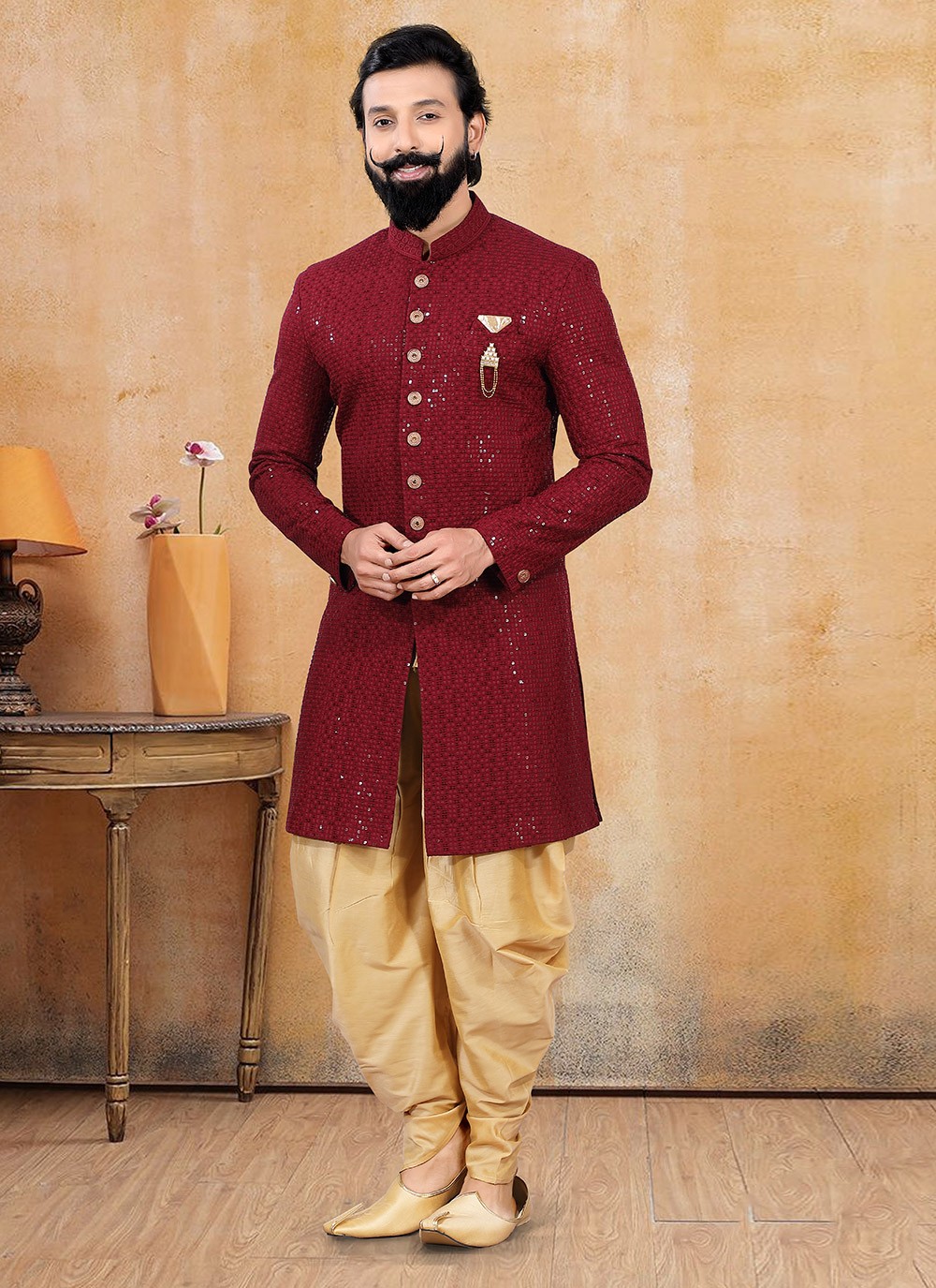 Indo western kurta discount dhoti