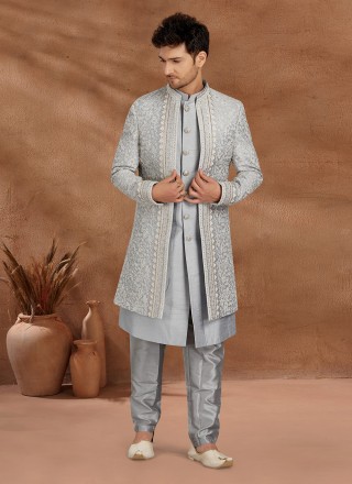 Sherwani For Man shops Maroon Jodhpuri Bandhgala Achkan Long Coat Indo Western Royal Marriage Wedding Partywear Family Function Suit for Men Boys