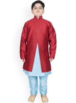 Maroon and Turquoise Ceremonial Jacket Style