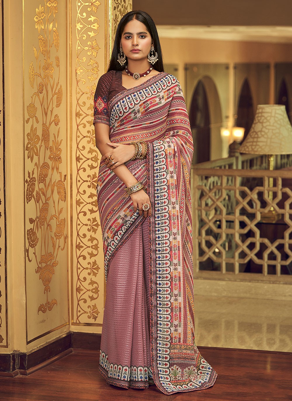 Dola Silk Saree - Palium online saree shopping pune, mumbai