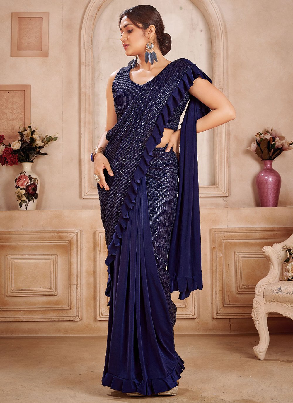 Buy Classy Designer Sarees Online at Best Price on Myntra