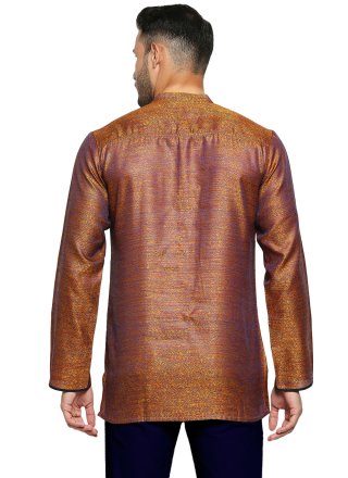 Orange Fancy Short Kurta