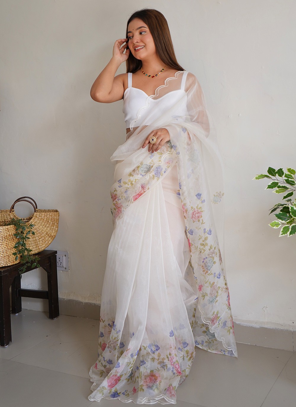 Buy organza saree online sale