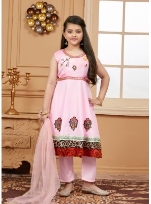 Patchwork Work Pink Pant Style Suit